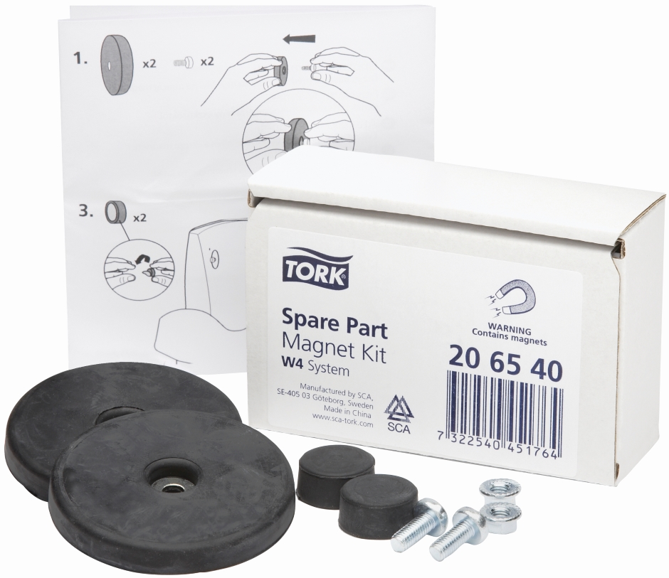 Other view of Dispenser Mount Performance Magnet Kit - Black - 206540 - Tork