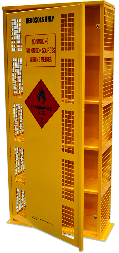 Other view of AEROSOL STORAGE CAGE 220-CAN STEEL