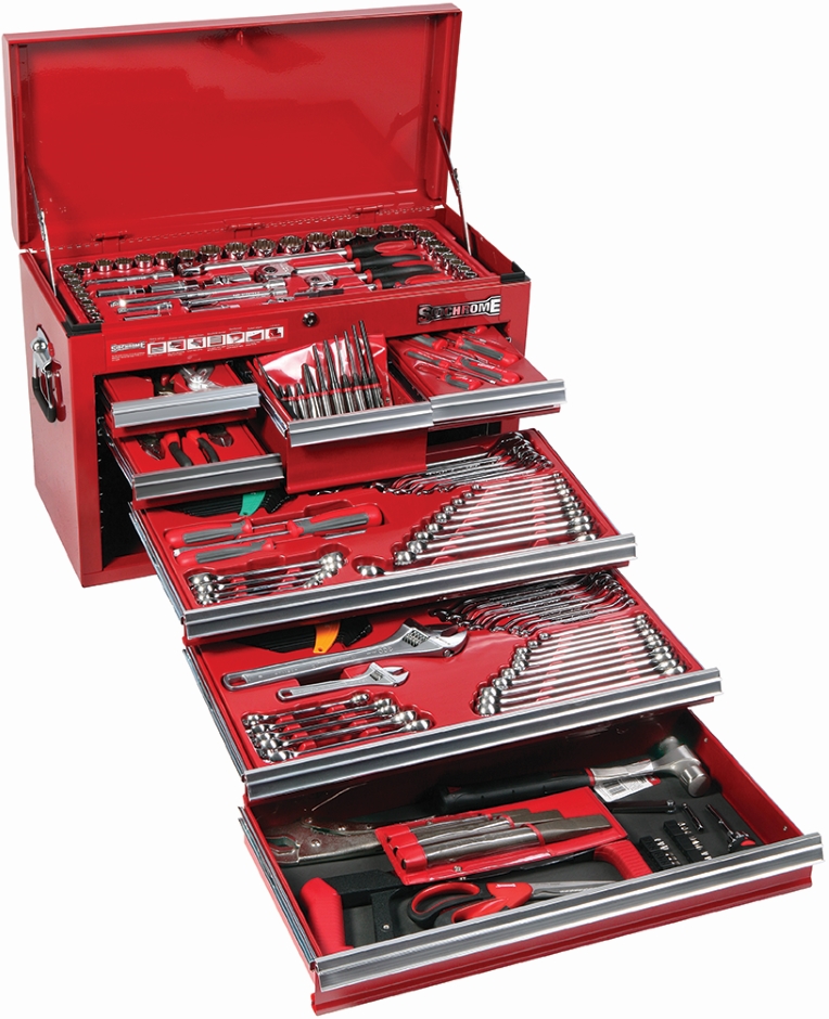 Other view of 198-Piece Tool Chest kit - 8 Drawer - Heavy-Duty - A/F & Metric - SCMT10133 - Sidchrome