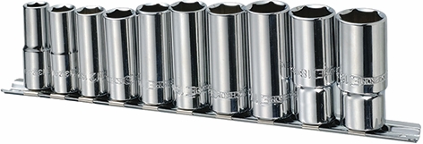 Other view of 10-Piece Deep Socket Set - Metric - 3/8" Square Drive - SCMT13235 - Sidchrome