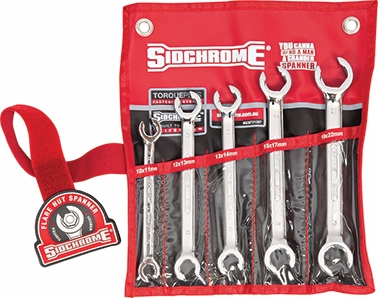 Other view of 5-Piece Flare Nut Spanner Set - Metric - SCMT21257 - Sidchrome