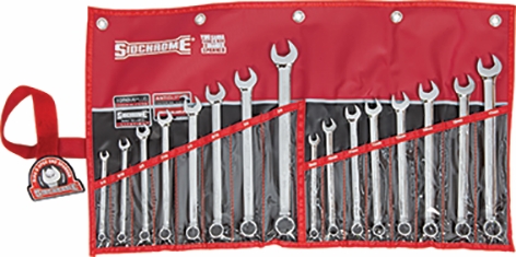 Other view of 16-Piece Combination Spanner Set - Ring & Open End - Imperial/Metric - SCMT22105 - Sidchrome