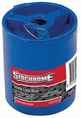 Other view of Safety Lock Wire - 302/304 Stainless Steel - 0.025" Diameter - SCMT70451 - Sidchrome