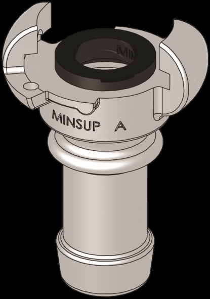 Other view of Minsup Claw Coupling - Type A - SG Iron - Hose End - 1/2" - 08/001/11/000