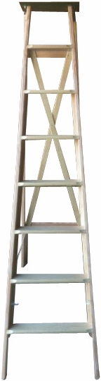 Other view of Single Sided Electrician Stepladder - 4 Step - Timber - 1.2 m - 120 kg - Kennett