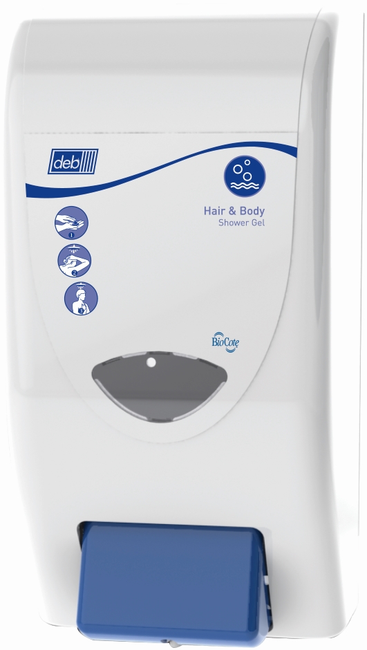 Other view of Cleanse Shower Dispenser - White/Blue - 4 L - SHW4LDR - Deb Stoko