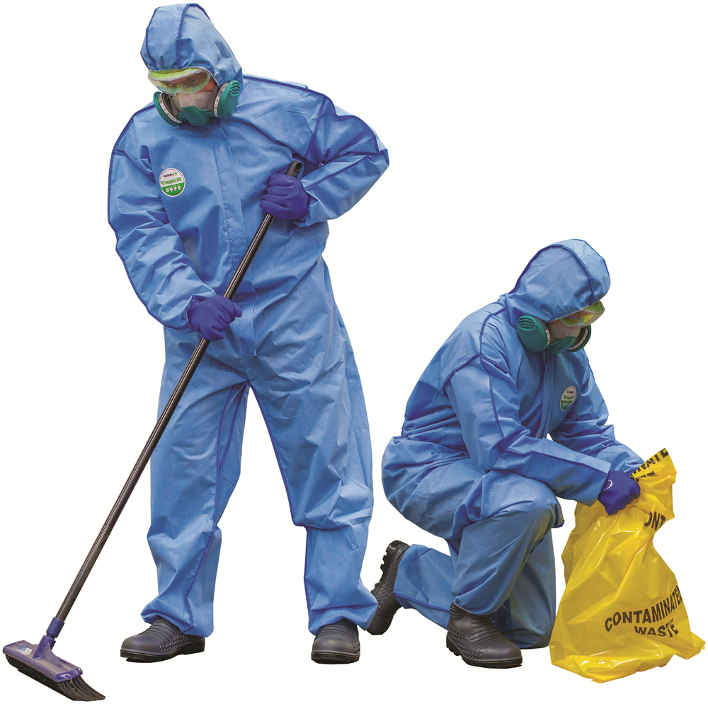 Other view of Disposable Coveralls - SafeGuard EP - SMSB528SBE - Sky - XL - Lakeland