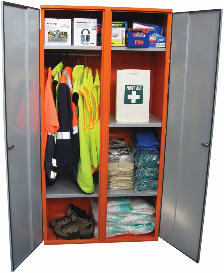 Other view of CABINET FOR PPE EQUIP 2DOOR+RAIL SPP1