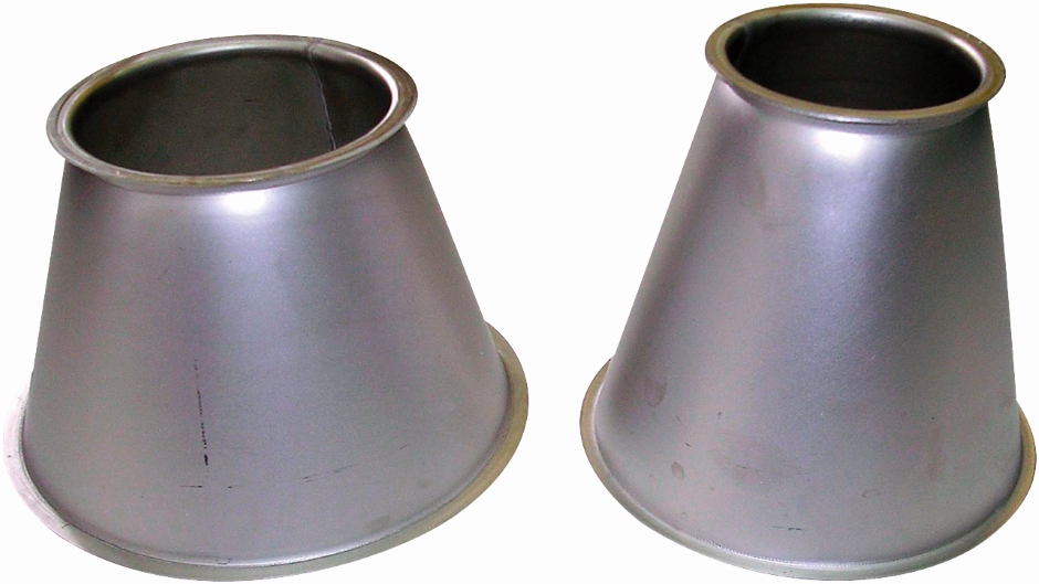 Other view of Eximo Cones Ducting - Reducing - Stainless Steel - Galvanized - 350mm to 300mm - RC350-300