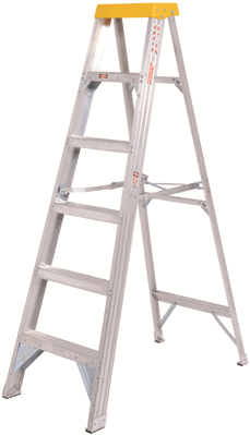 Other view of Single Sided Stepladder - 6 Step - Aluminium - 1.8 m - 150 kg - JBS