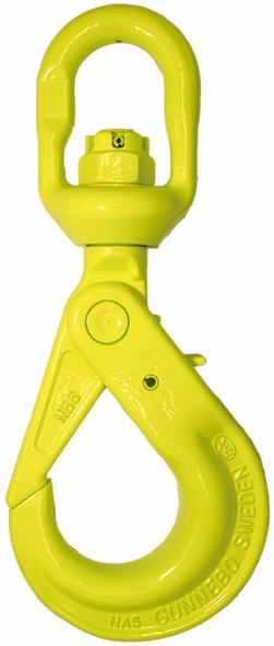 Other view of Bullivants Hook - Safety Swivel Type - Bkl-16-10 - Yellow - 16mm