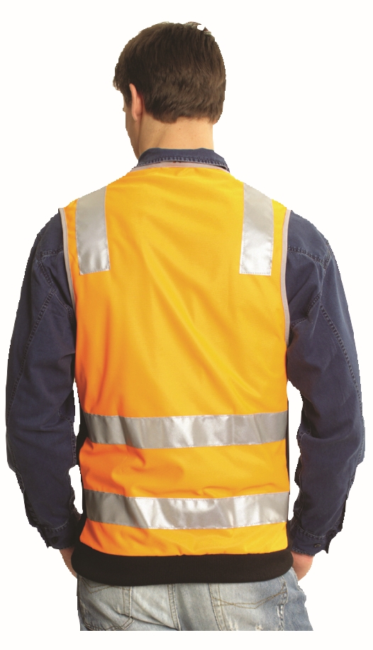 Other view of VEST SAFETY FL/ORANGE REFL STYLE 3  XL