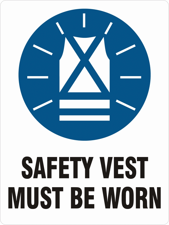 Other view of SIGN HIVIS VEST MBW POLY 225X300