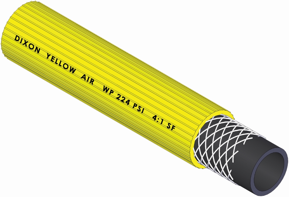 Other view of Dixon Hose - Safety - PVC - Yellow - 40mm - H0104020