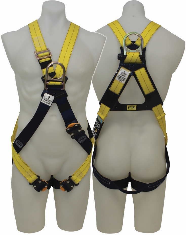 Other view of Full Body Cross-Over Harness - Repel™ Technology Polyester - Yellow - X-Large - 813XL0016 - Delta™ II