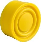 Other view of Pushbutton Boot - Yellow - Round - 22 mm - Flush - Harmony XB4, XB5 - Schneider Electric