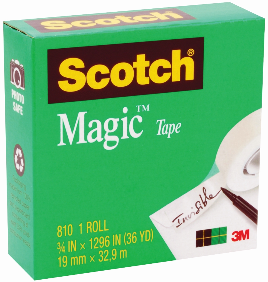 Other view of Transparent Tape - Clear - 33 m x 19 mm - Magic 810 Series - 3M0285270 - Scotch - 3M - (1/Pack)