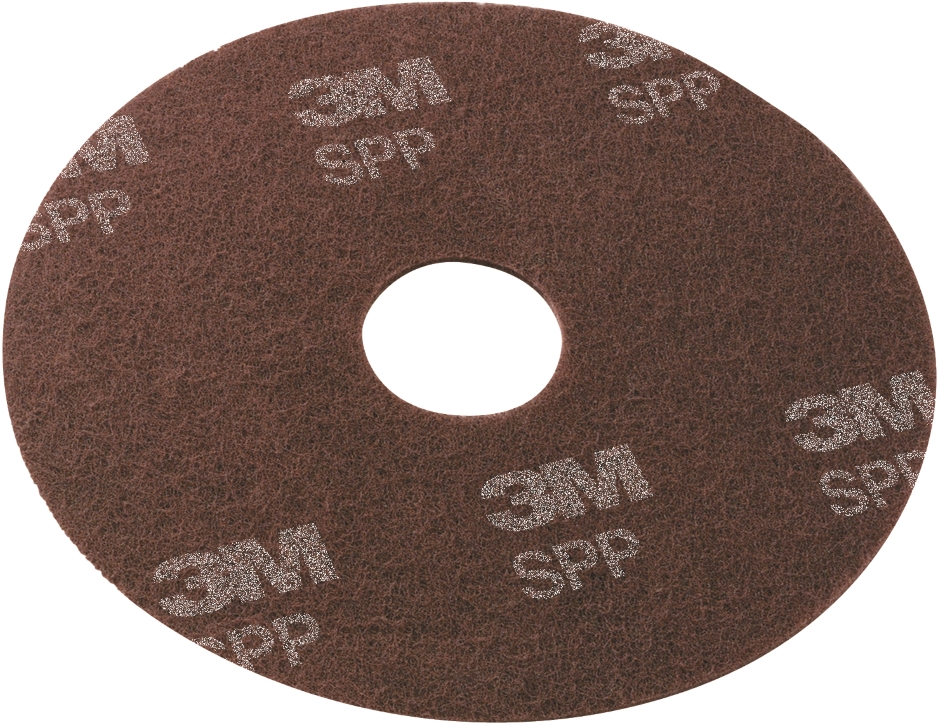 Other view of Round Surface Preparation Pad - Non-Woven Fiber - Maroon - 16 x 0.3" - SPP16 - Scotch-Brite™ - 3M