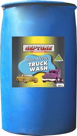 Other view of Blue Heeler Truck Wash - Opaque Blue - 200 L - Drum - BLUE HEELER - Septone