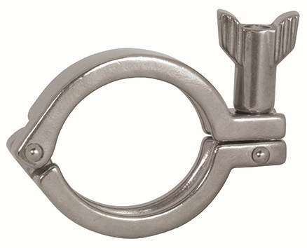 Other view of Heavy Duty Single Pin Clamp With Cross Hole Wing Nut - 304 Stainless Steel - 1 - 1-1/2" OD - 13MHHM100150 - Dixon