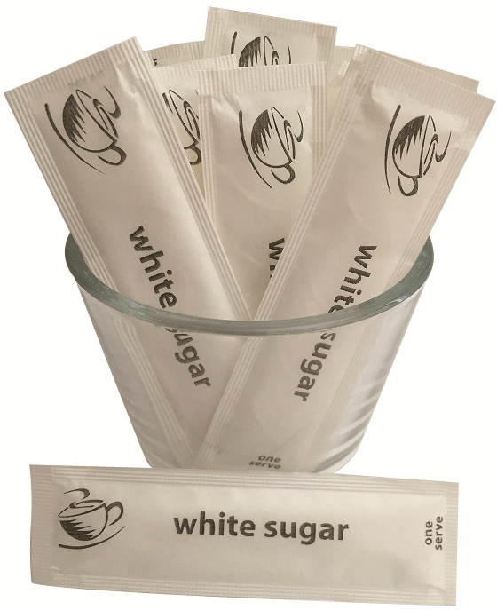 Other view of Sugar - White - Single Serves - Carton of 2000 packs - Industrial Sugar Mills