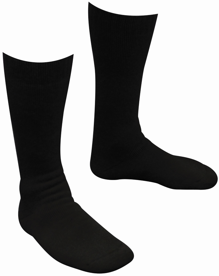 Other view of SOCKS BAMBOO COOLPLUS F/D BLK MENS 10-14