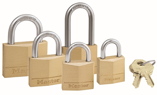 Other view of Padlock - Keyed Alike - Brass - 40 mm x 6 mm x 38 mm - 0140LFBOX-1G022 - Master Lock