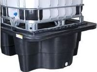 Other view of IBC Drum Bund - Twin - 1470 L Spill Capacity - Polyethylene - Black - 3600 Kg - 276 x 148.5 x 66 cm - DBDIBC - Spill Crew