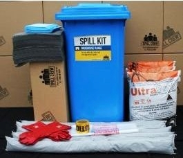 Other view of Spill Kit - General Purpose - 240 L Wheelie Bin - 247 L Capacity - SCKW247B - Spill Crew