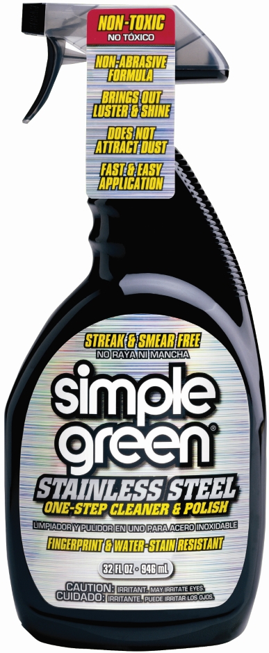 Other view of Stainless Steel Cleaner And Polish - Green - 946 ml - Trigger Bottle - SG18300 - Simple Green