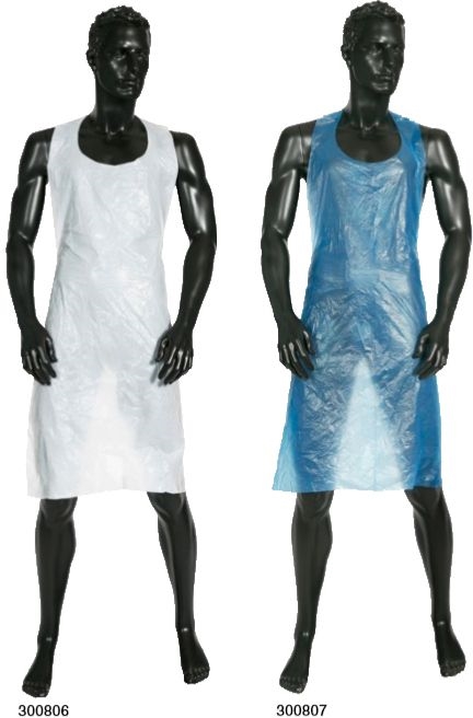 Other view of Disposable Apron - Non Sterile - Polyethylene - White - 300833 - Ultra Health - Steel Drill