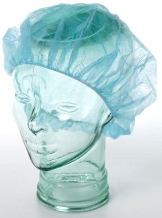 Other view of Disposable Medical Cap - Round - Non-Woven Polypropylene - Green - 24" - 200063 - Steel Drill