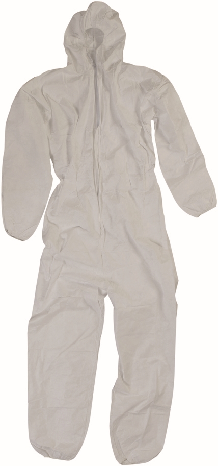 Other view of Steel Drill 300100 Disposable Coverall with Hood - Combat - SBP Polypropylene - White - XL