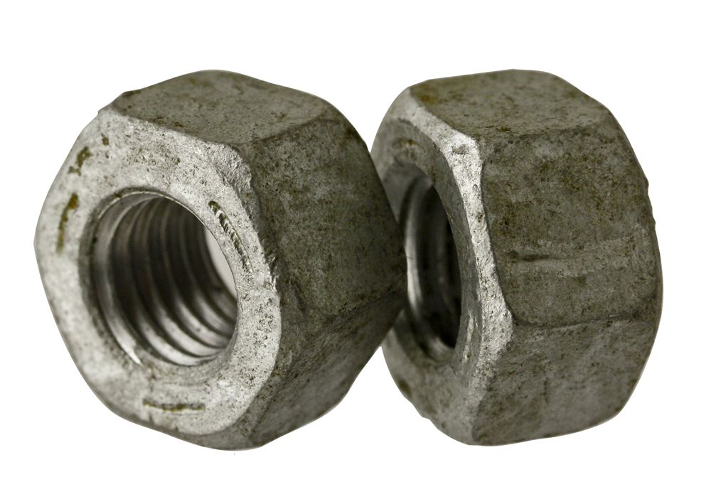 Other view of Structural Hex Nut - Galvanised - 12mm -Fasteners Warehouse