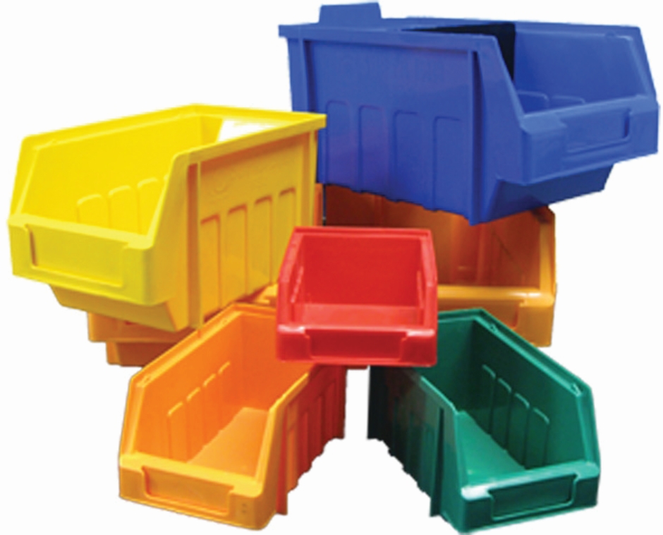 Other view of Storage Bin - Polypropylene Copolymer - Blue - No.2 - 100 mm x 85 mm x 170 mm - 5 kg - 80122 - Supra - Allwest Racking Solutions