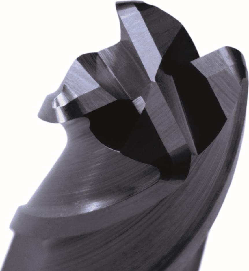 Other view of End Mill - Regular - 4-Flute - Corner Radius - VHM Ultra - AlCrN - 8 mm - 0.5° Radian - R35/38 UNI - E559 - Harmony - Sutton Tools