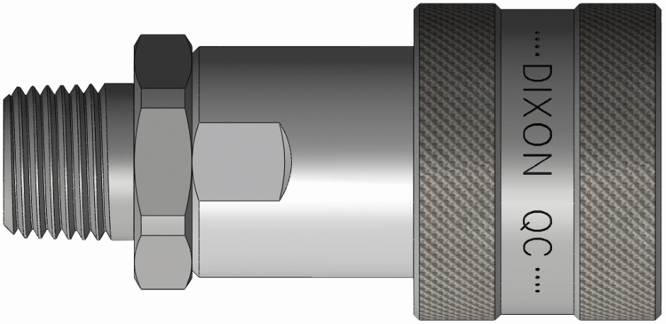 Other view of Dixon Enerpac Interchange Hydraulic Ball Coupler - Series T - Steel - 3/8" BSPTM - 3TBM3