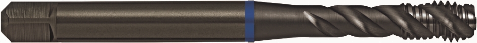 Other view of Spiral Flute Tap - High Performance - 3-Flute - HSSE V3 - Blue - M3 x 0.5 mm - Bottoming - 3xD - R45 - T197 - Sutton Tools