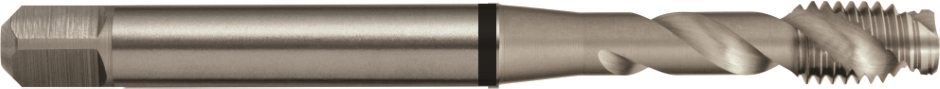 Other view of Spiral Flute Tap - High Performance - 2-Flute - HSSE V3 - Bright - M4 x 0.7 mm - Bottoming - 3xD - R45 - T231 - Sutton Tools