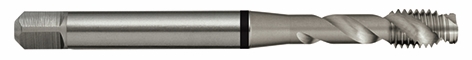 Other view of Spiral Flute Tap - High Performance - 2-Flute - HSSE V3 - CrN - M3 x 0.5 mm - Bottoming - 3xD - R45 - T233 - Sutton Tools