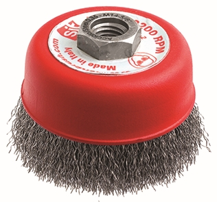 Other view of Josco 1553 Crimped Brush Cup - 120x14mm - Steel