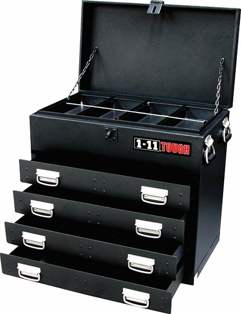 Other view of Truck Tool Box - 75 kg Capacity - Steel - Dark Grey - 747 x 700 x 436 mm - TBNS4 - One Eleven