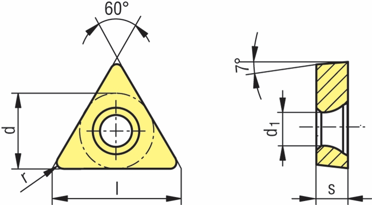 Other view of Carbide Turning Insert - Positive - TCMT 16T308EN-SM CTCP125 - 60° Triangular - CERATIZIT