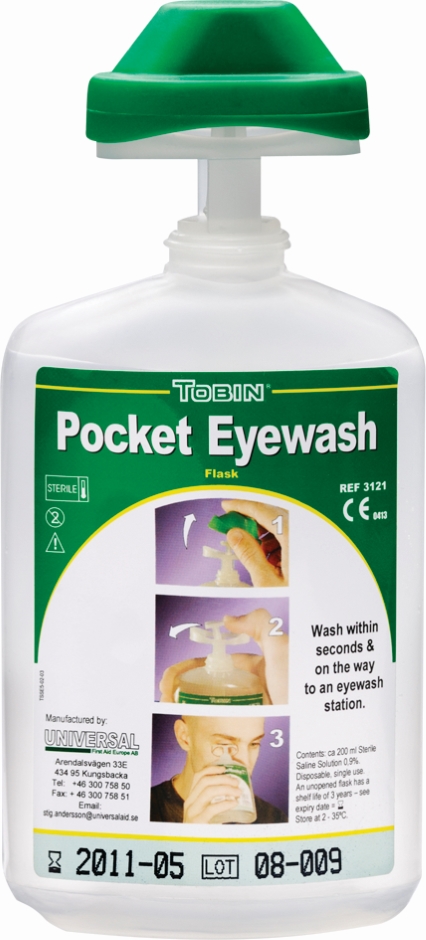 Other view of EYE WASH POCKET BOTTLE 200ML SALINE 200G