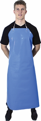 Other view of APRON W/CORD&HOOKS BLU TPU 91X122CM