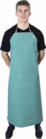 Other view of APRON W/CORD&HOOKS GRN TPU 91X122CM