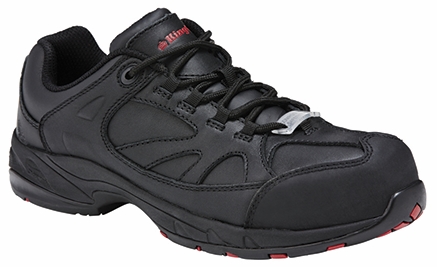 Other view of Women's Safety Jogger Shoes - Lace - Full Grain Leather - Black - Size 5 - K26610 - Comp-Tec Sport G7 - King Gee