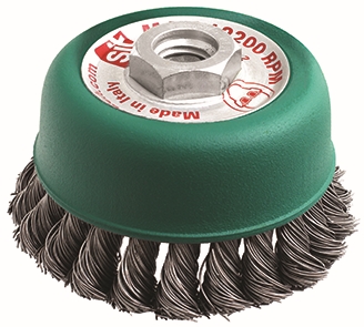 Other view of SIT - Twist Knot - Wire Cup Brush - Stainless Steel - 90mm