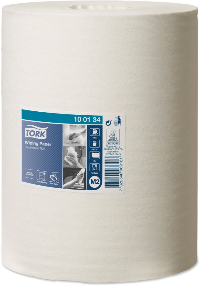 Other view of Centrefeed Wiping Paper Roll - White - 275 m x 24.5 cm - 6/Carton - M2 - Tork