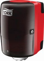 Other view of Centrefeed Wiper Dispenser - Red/Smoke - 356 x 248 x 232 mm - 659008 - Tork